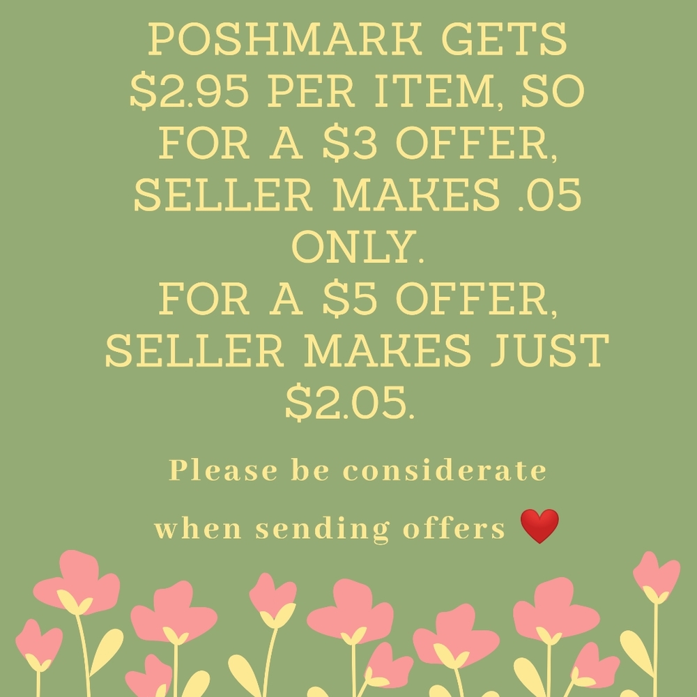 We love offers but please consider this....
